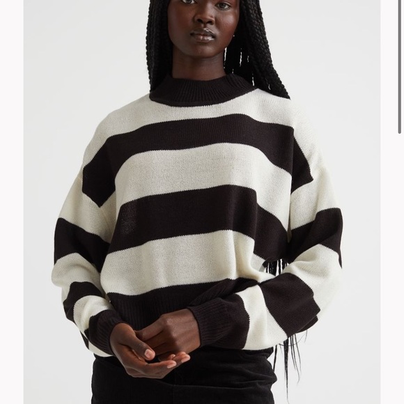 Hu0026M | Sweaters | Last Chance Hm Striped Sweater | Poshmark